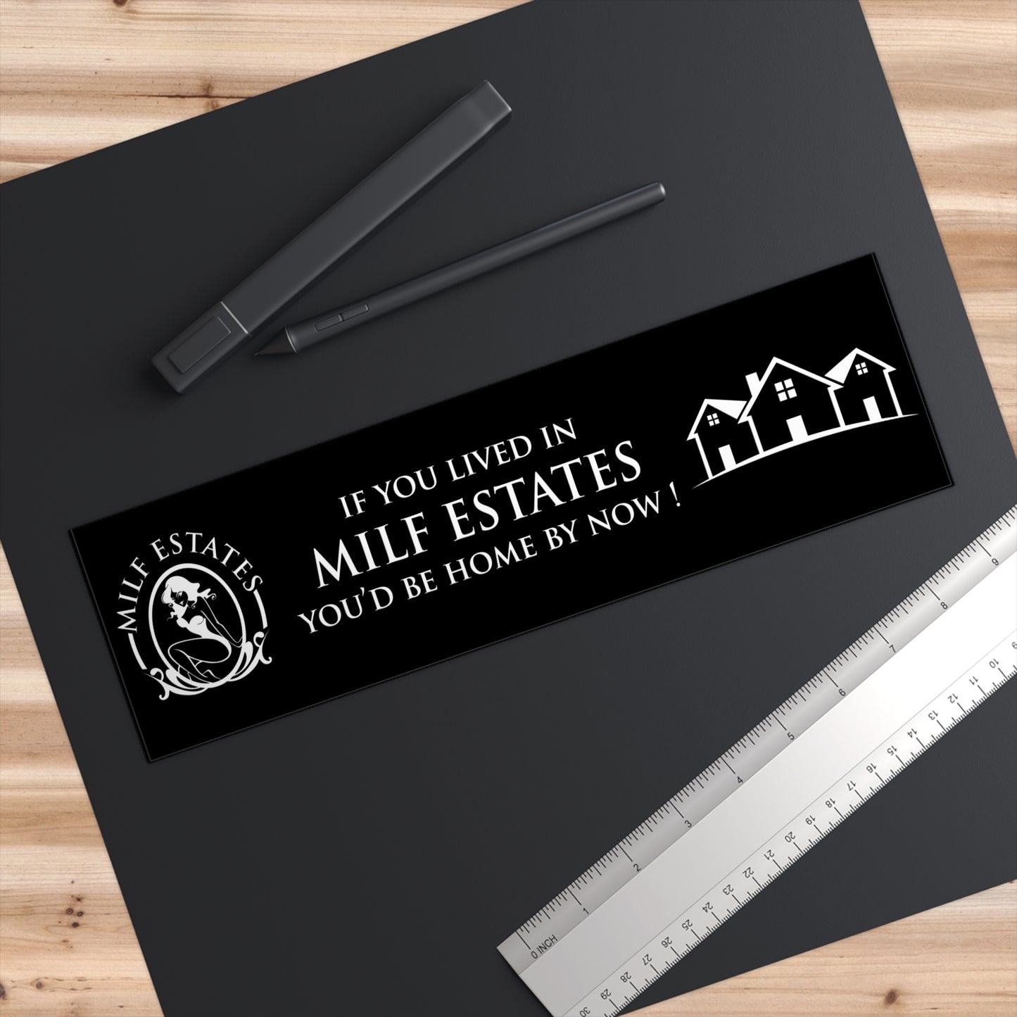 MILF ESTATES Bumper Stickers