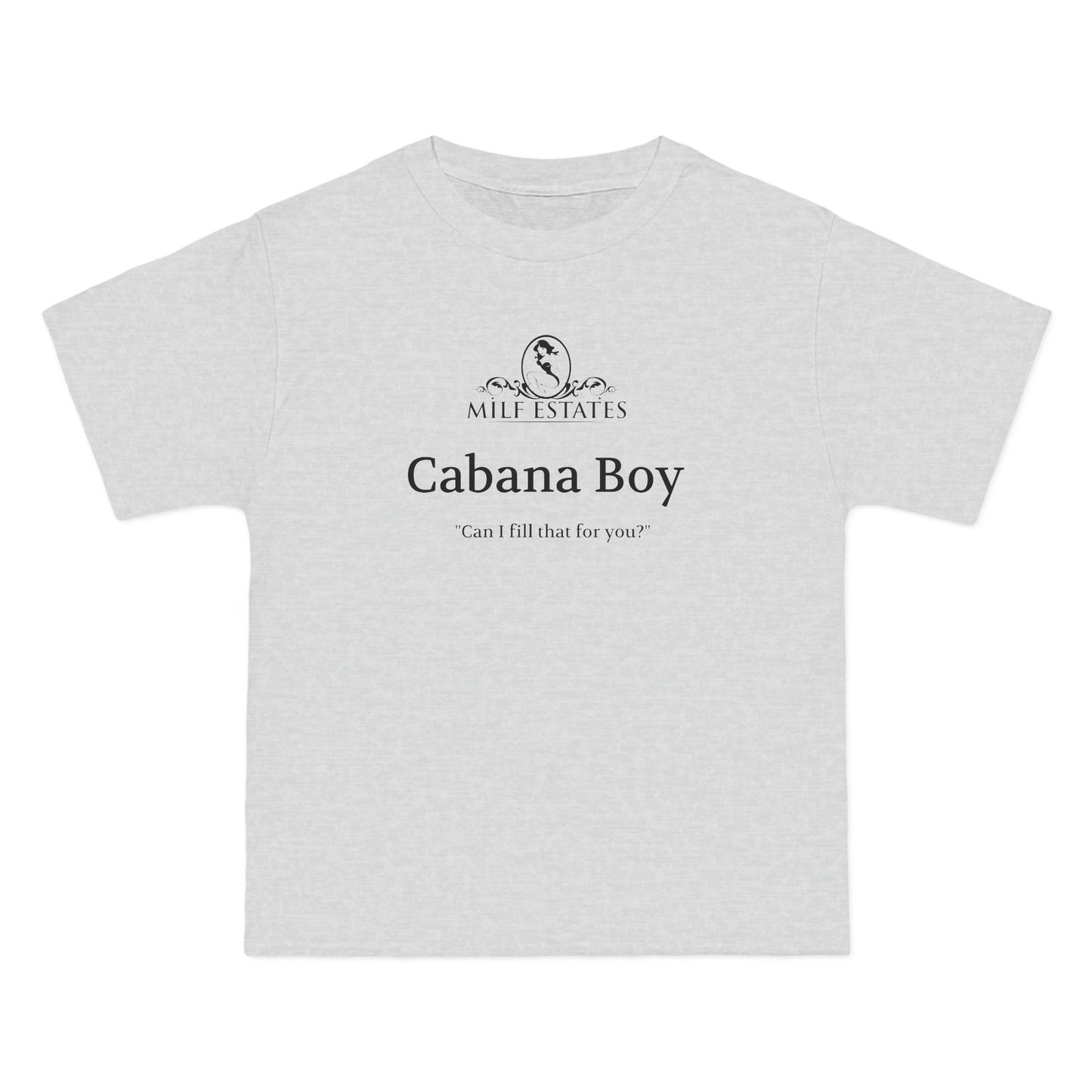 MILF ESTATES Logo- Cabana Boy "Can I fill that for you?" (Logo)