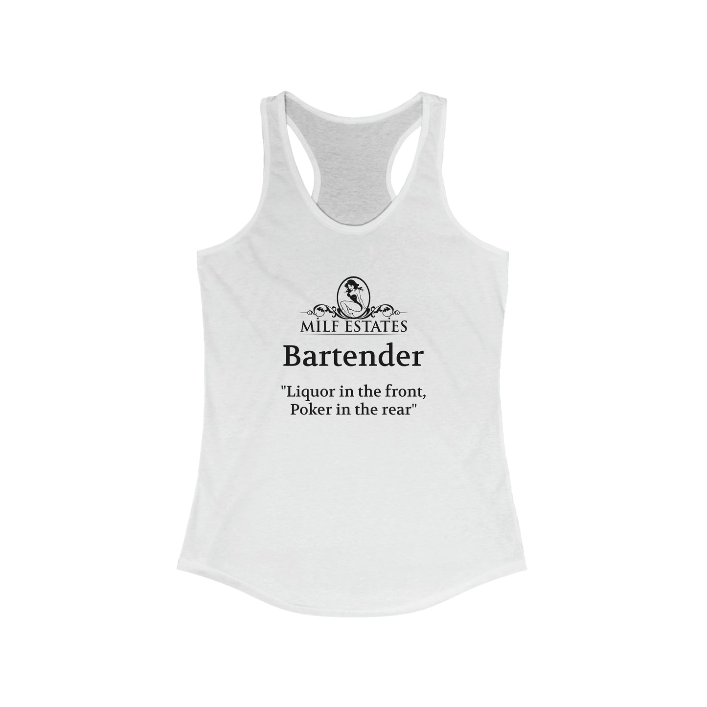 MILF ESTATES Bartender Tank