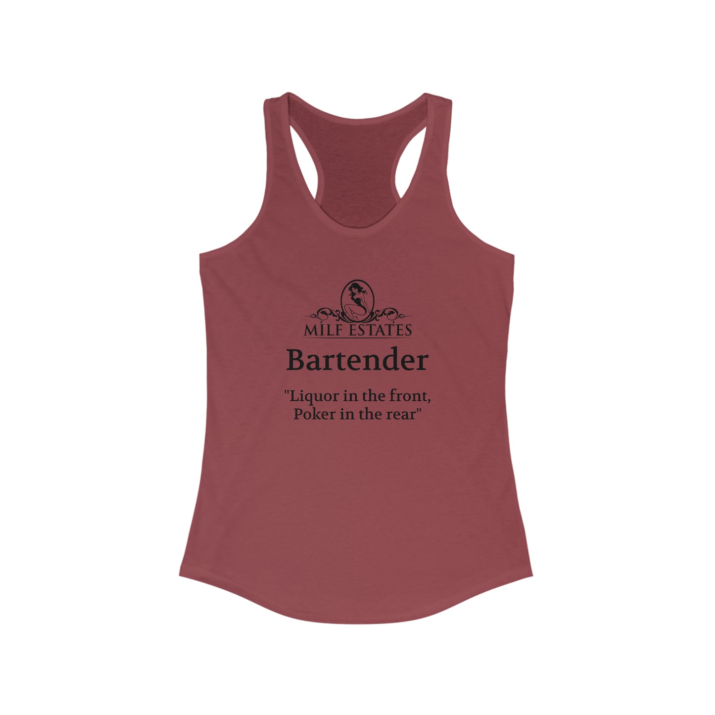 MILF ESTATES Bartender Tank