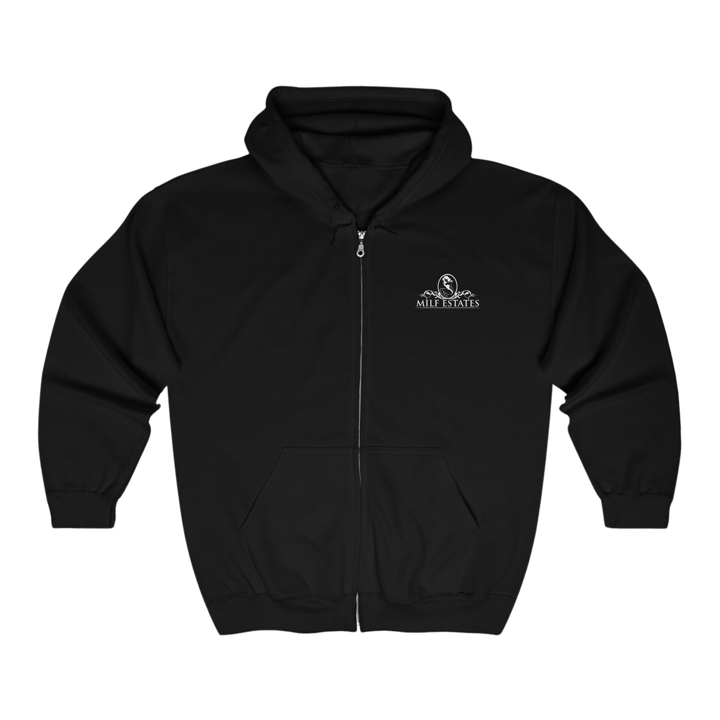 MILF ESTATES  Zip Hooded Sweatshirt