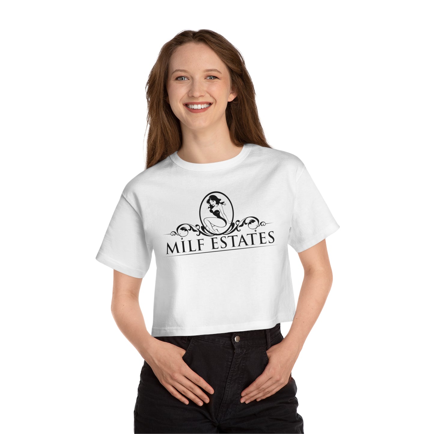 MILF ESTATES Cropped T-Shirt