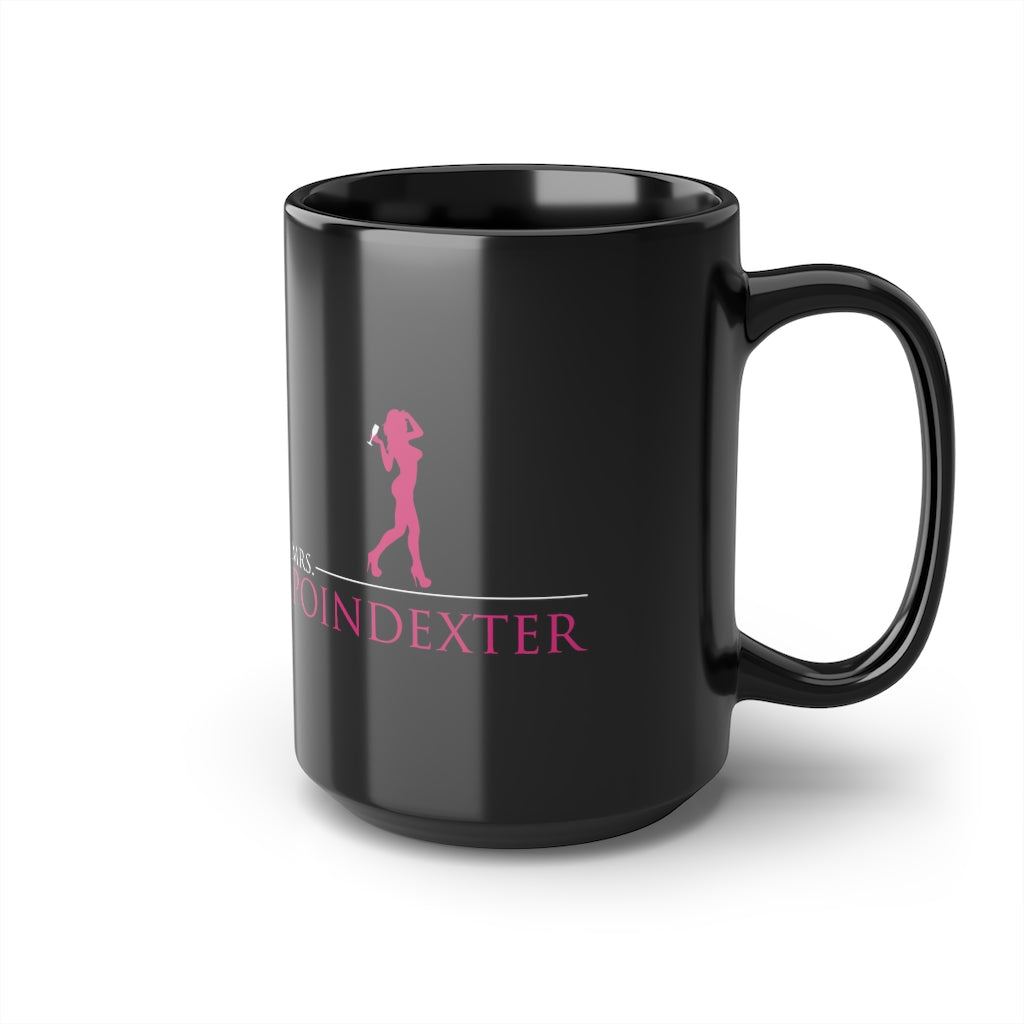 Mrs. Poindexter Coffee Mug in Black