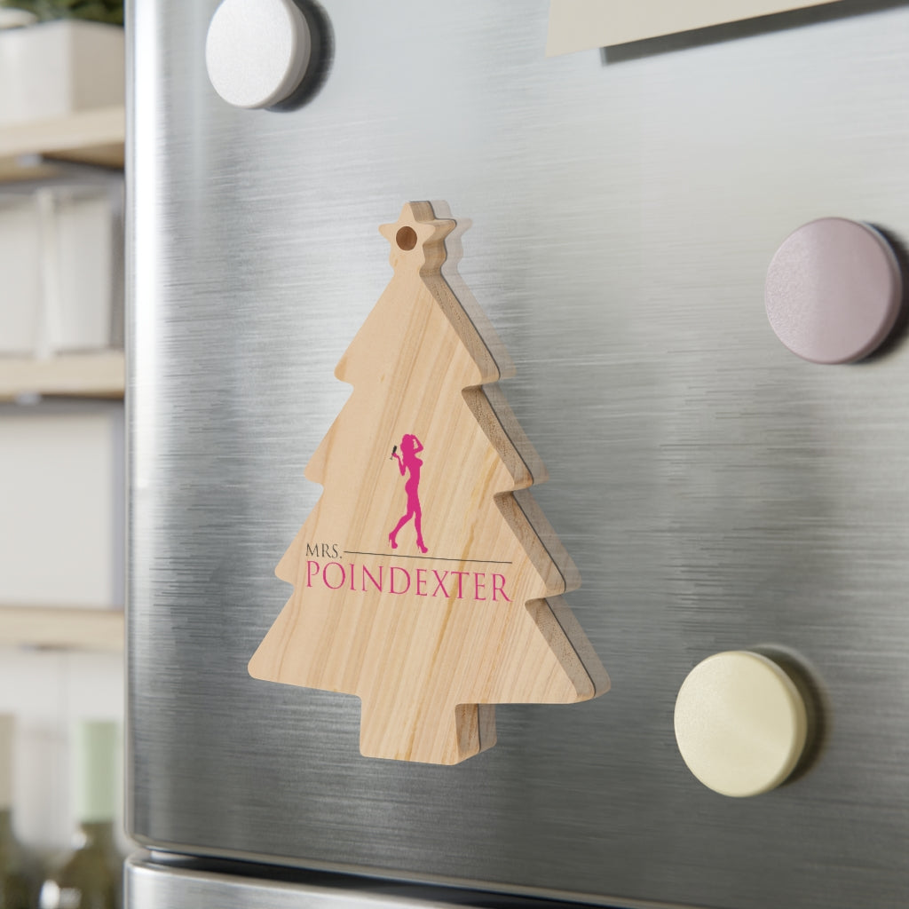 Mrs. Poindexter - Wooden Ornaments