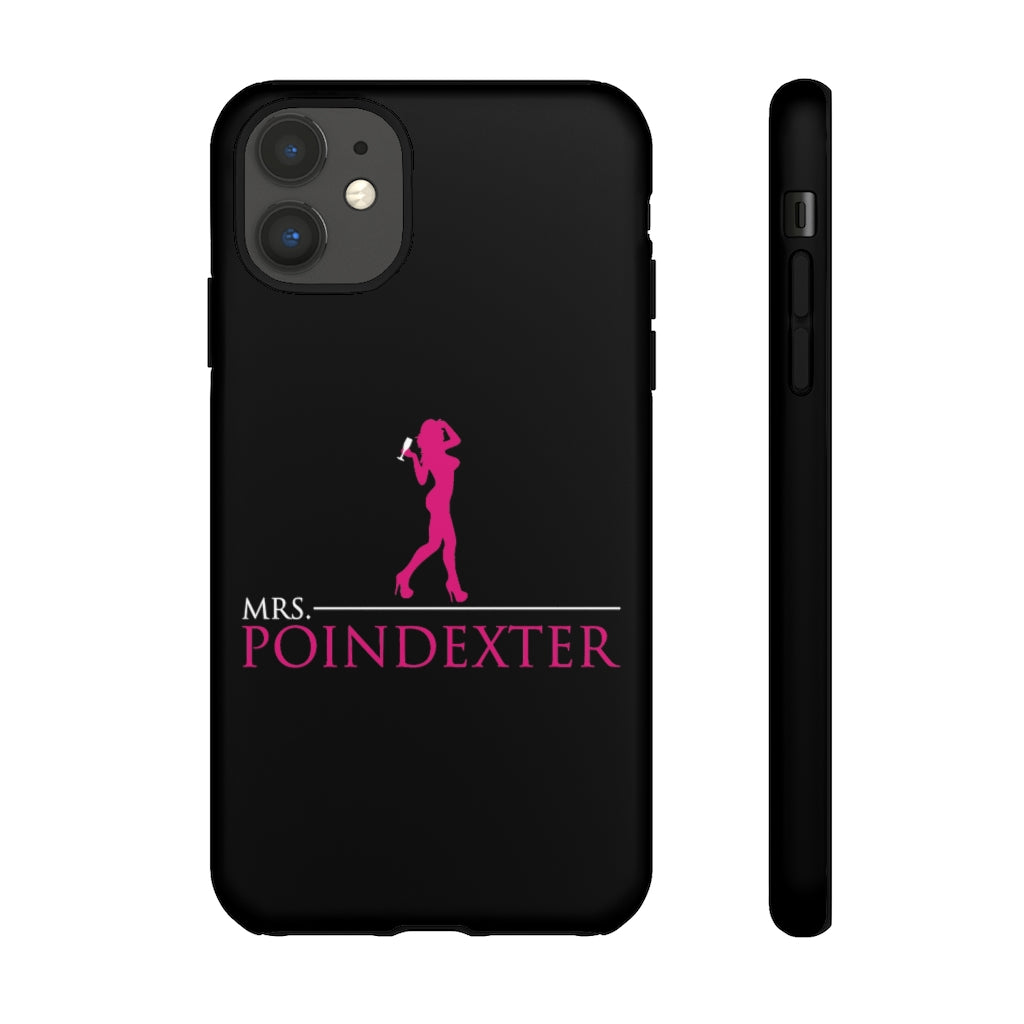 Mrs. Poindexter- Phone Case - in black