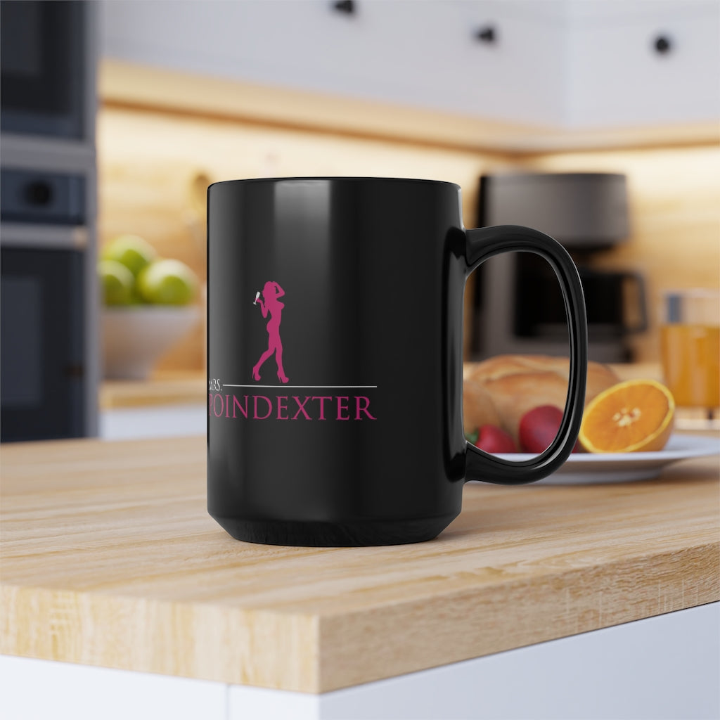 Mrs. Poindexter Coffee Mug in Black