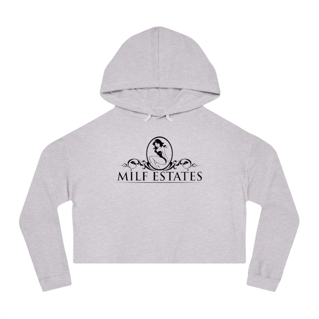 MILF ESTATES - Cropped Hooded Sweatshirt