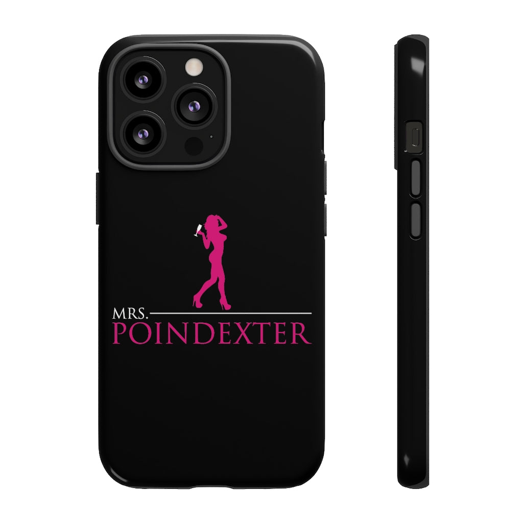 Mrs. Poindexter- Phone Case - in black