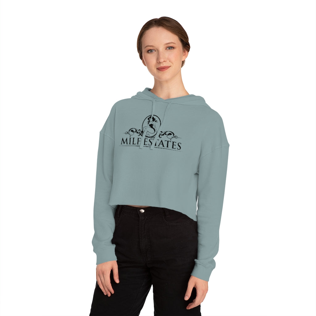 MILF ESTATES - Cropped Hooded Sweatshirt