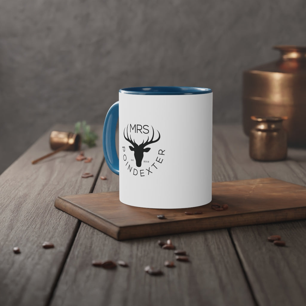 Mrs. Poindexter -Deer Accent Mug, 11oz