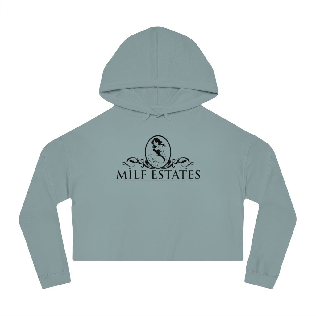 MILF ESTATES - Cropped Hooded Sweatshirt