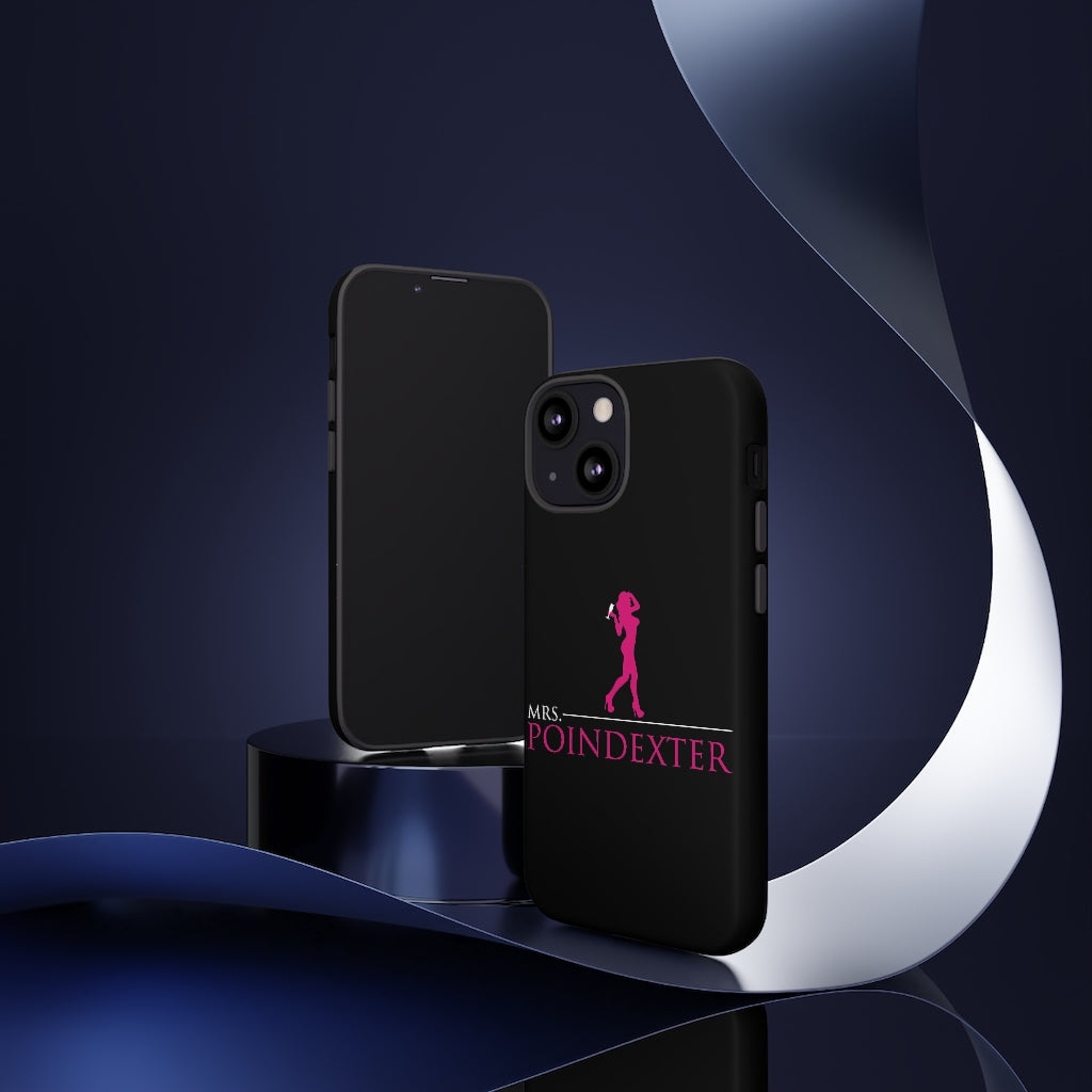 Mrs. Poindexter- Phone Case - in black