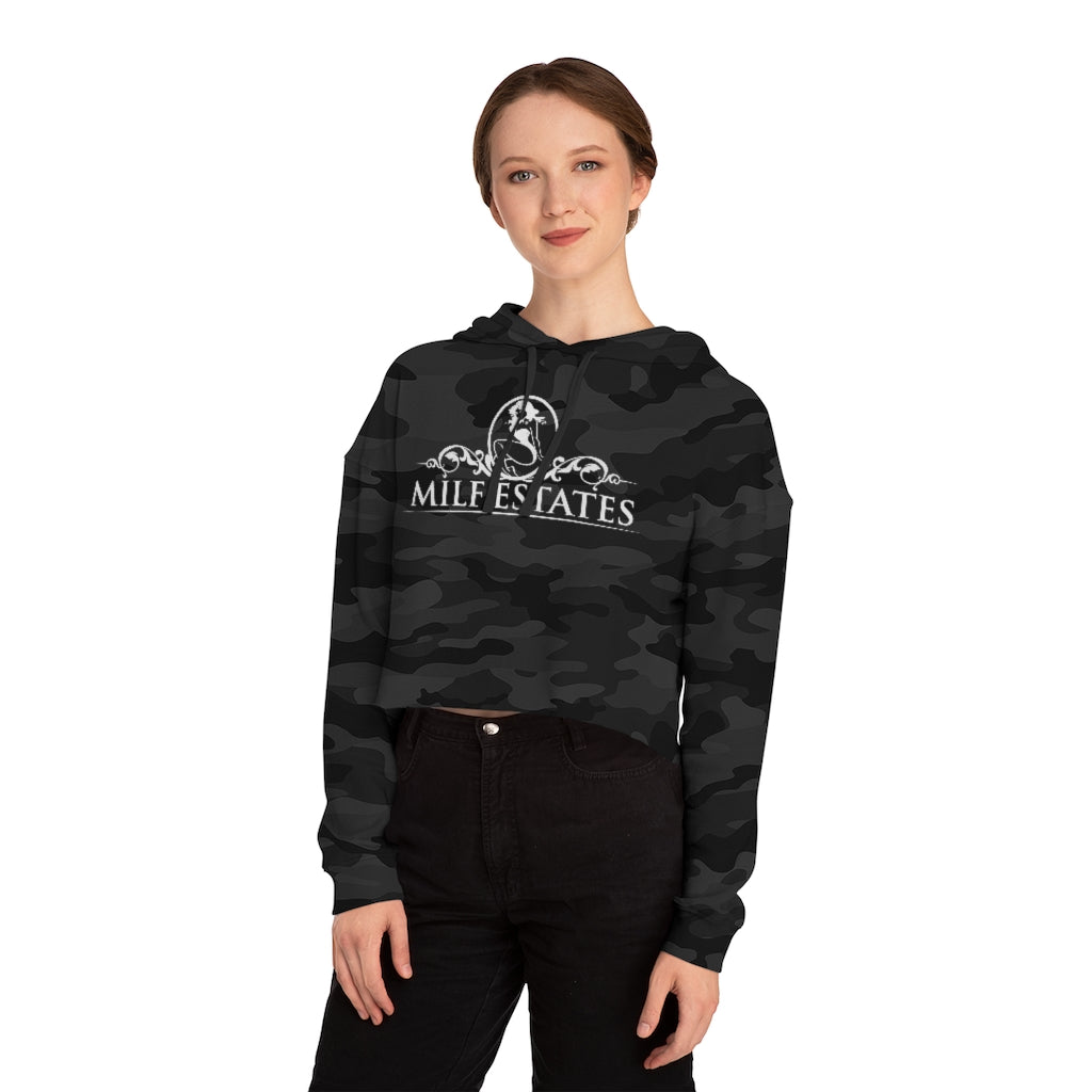 MILF ESTATES - Cropped Hooded Sweatshirt