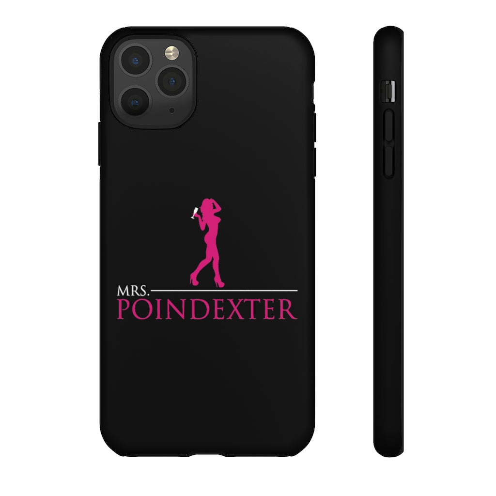 Mrs. Poindexter- Phone Case - in black