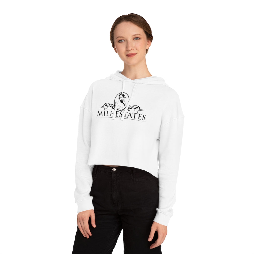 MILF ESTATES - Cropped Hooded Sweatshirt