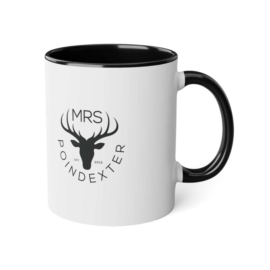 Mrs. Poindexter -Deer Accent Mug, 11oz