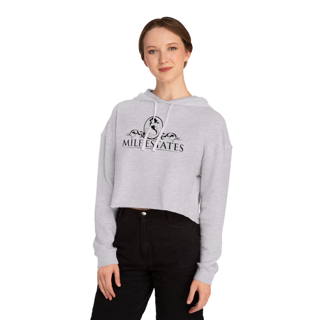 MILF ESTATES - Cropped Hooded Sweatshirt