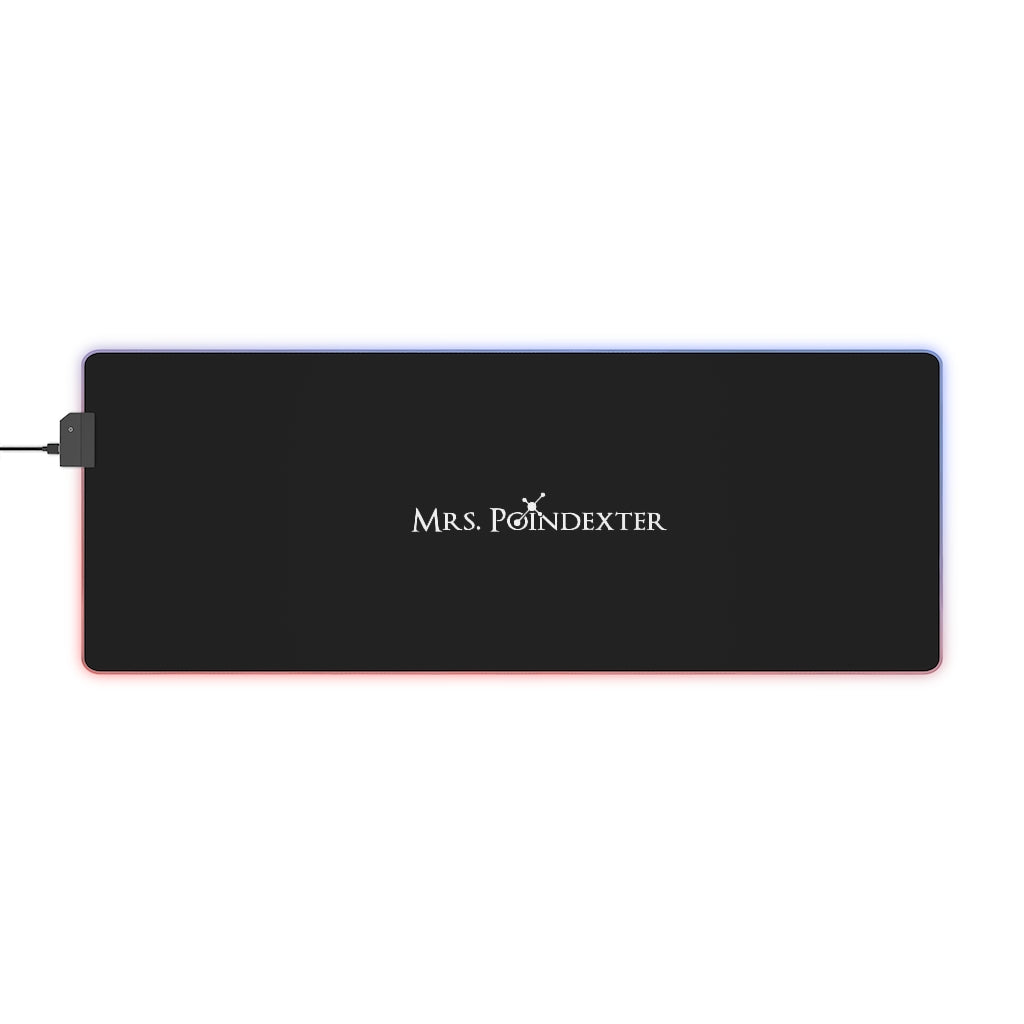 Mrs. Poindexter- Molecule LED Gaming Mouse Pad