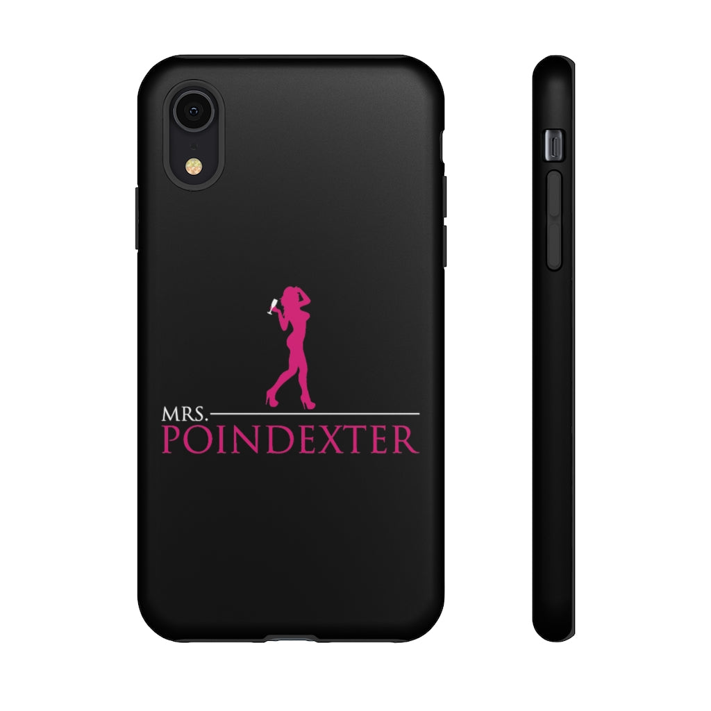 Mrs. Poindexter- Phone Case - in black