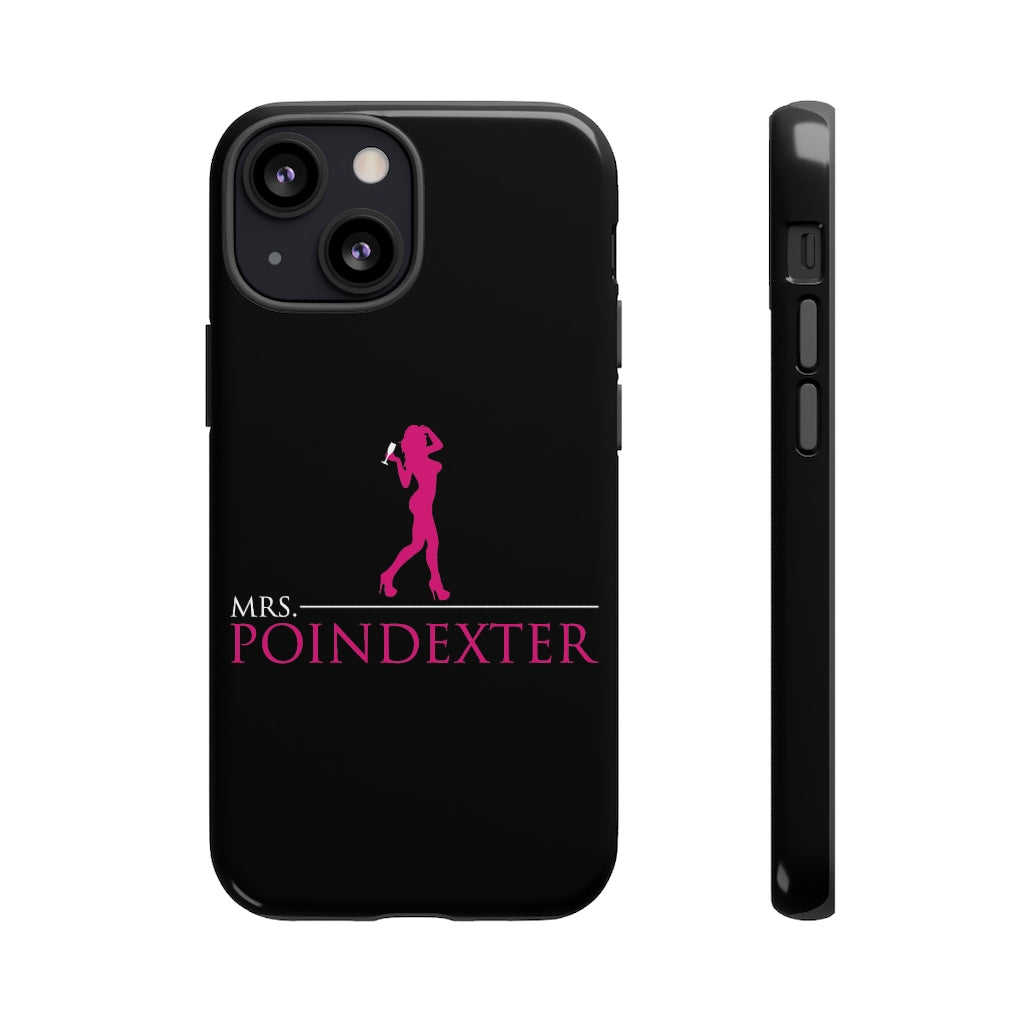 Mrs. Poindexter- Phone Case - in black
