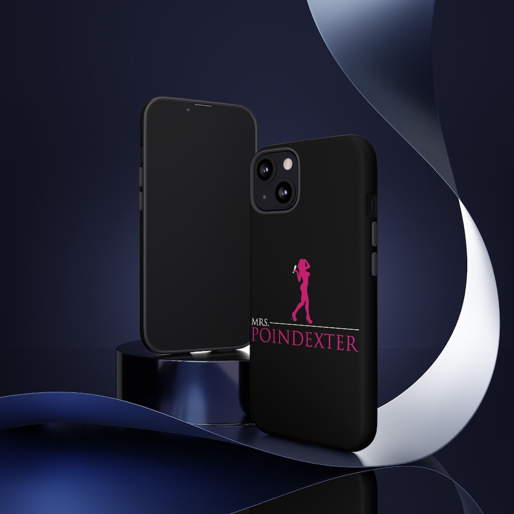 Mrs. Poindexter- Phone Case - in black