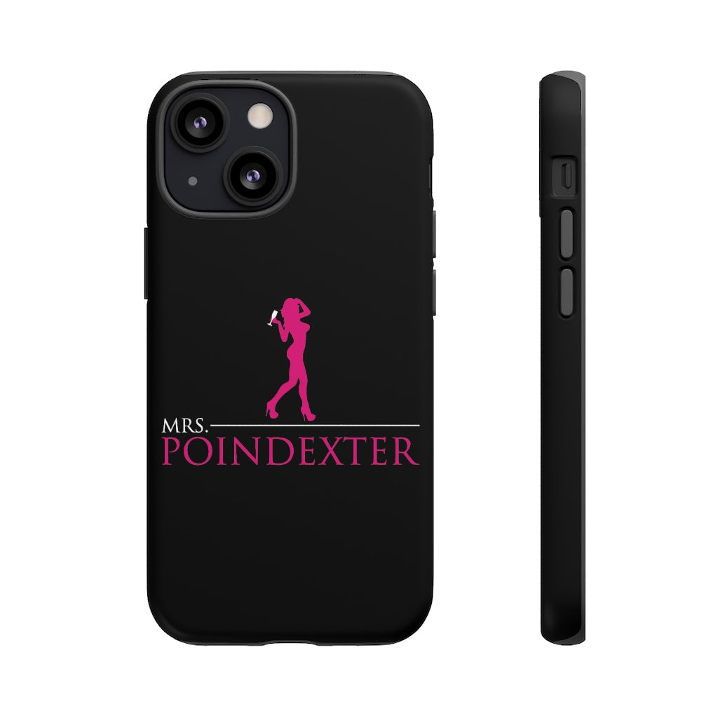 Mrs. Poindexter- Phone Case - in black