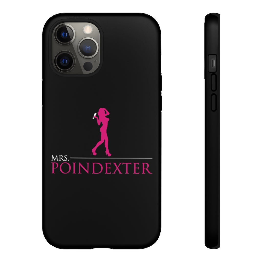 Mrs. Poindexter- Phone Case - in black