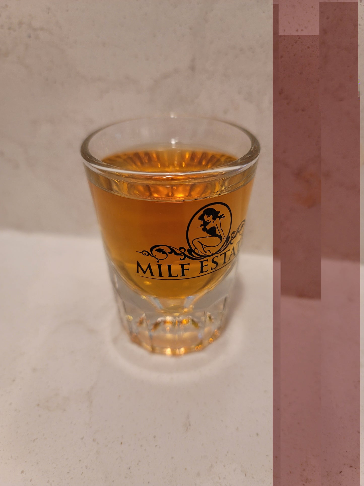 MILF ESTATES Shot Glass "Limited Quantities- Special Order Now"