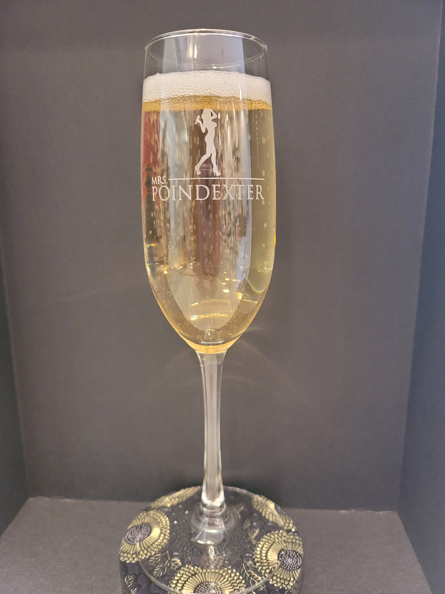 Mrs. Poindexter Champagne Glass  "Limited Quantities- Special Order Now"