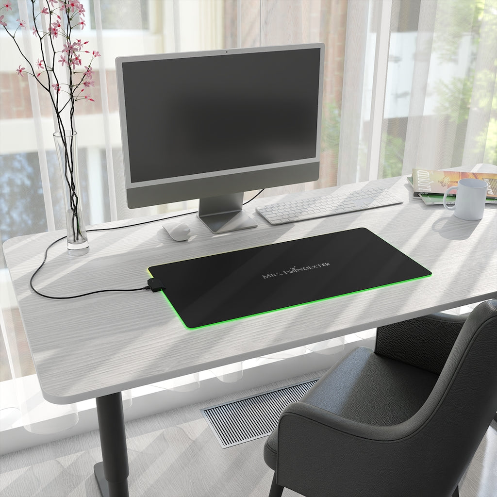 Mrs. Poindexter- Molecule LED Gaming Mouse Pad