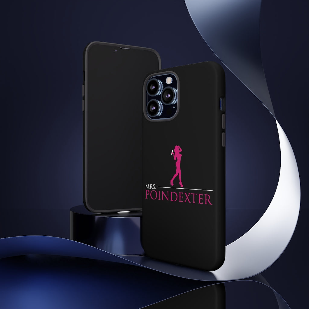 Mrs. Poindexter- Phone Case - in black