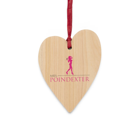 Mrs. Poindexter - Wooden Ornaments