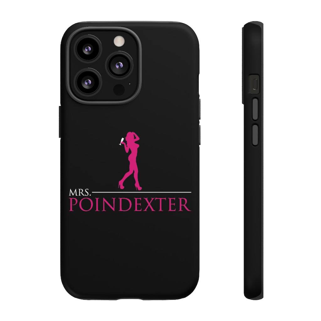 Mrs. Poindexter- Phone Case - in black