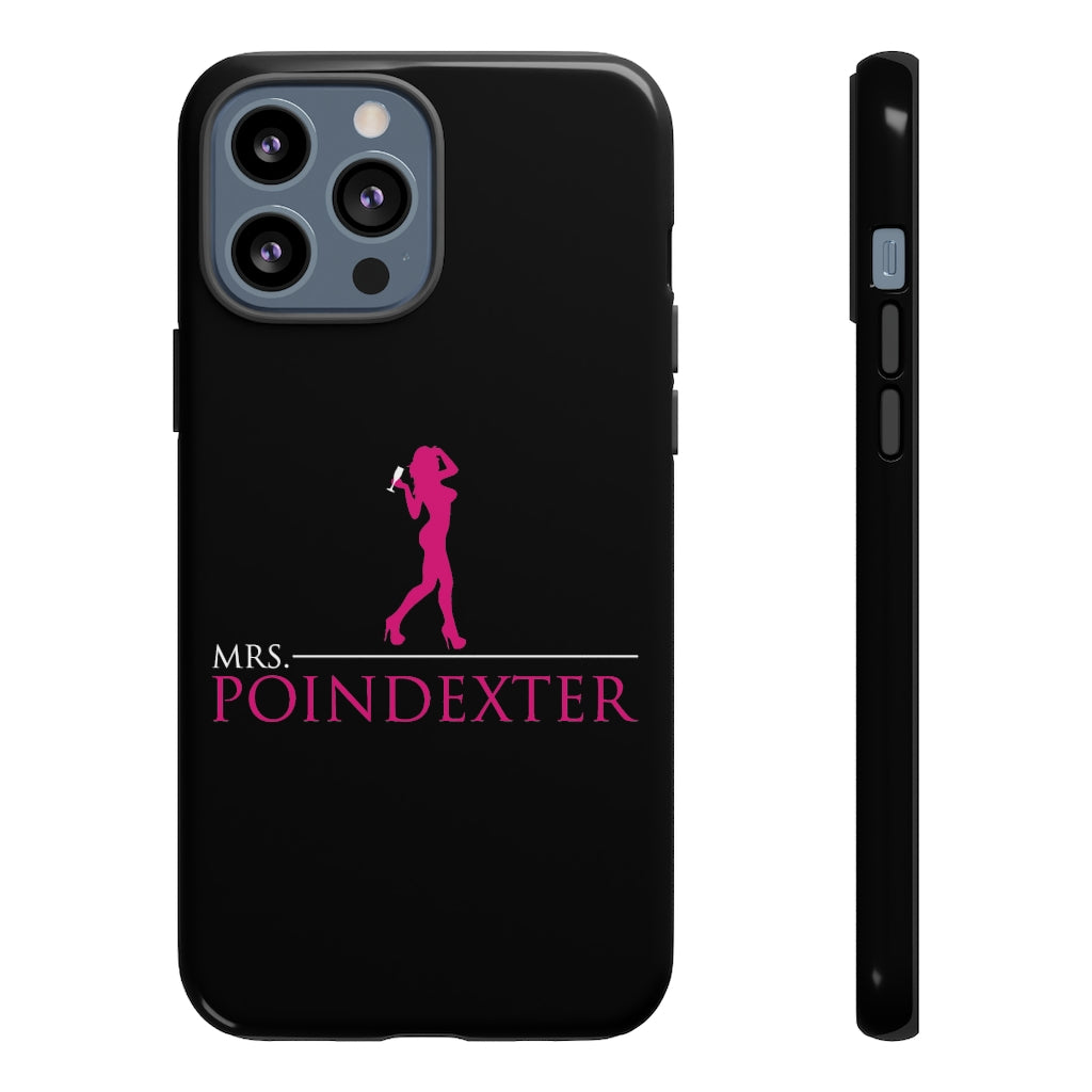 Mrs. Poindexter- Phone Case - in black