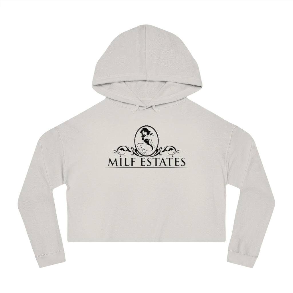 MILF ESTATES - Cropped Hooded Sweatshirt