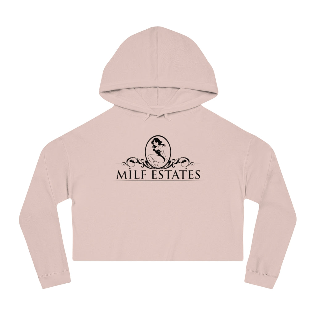 MILF ESTATES - Cropped Hooded Sweatshirt