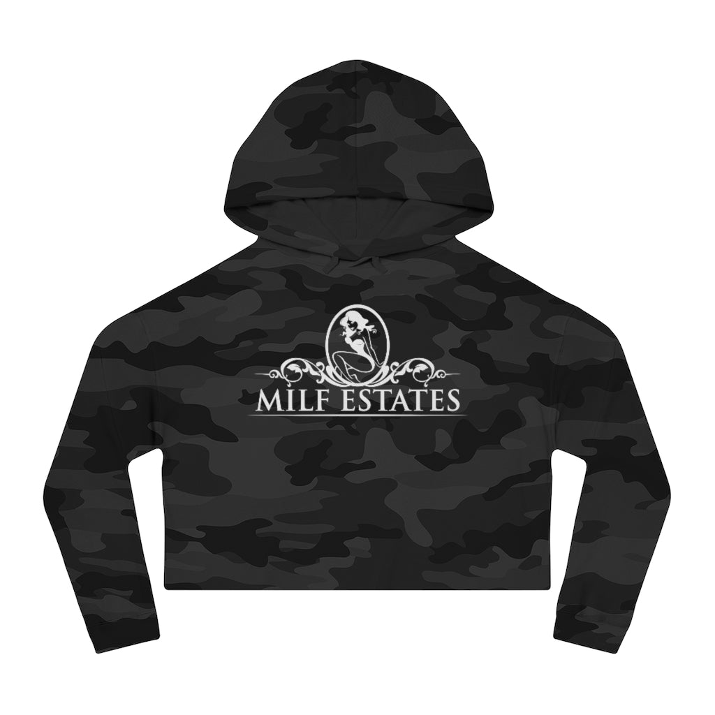 MILF ESTATES - Cropped Hooded Sweatshirt