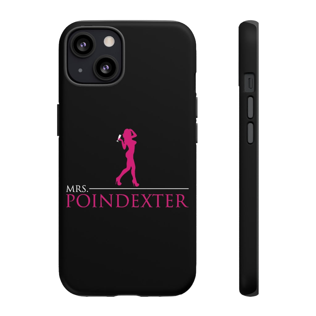 Mrs. Poindexter- Phone Case - in black