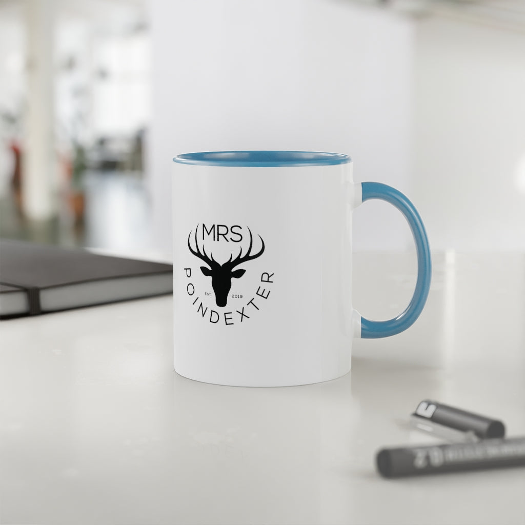 Mrs. Poindexter -Deer Accent Mug, 11oz