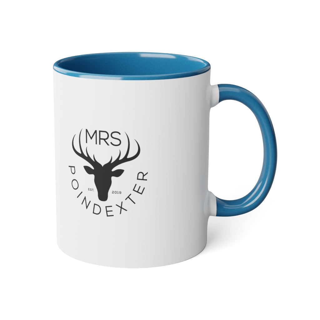Mrs. Poindexter -Deer Accent Mug, 11oz