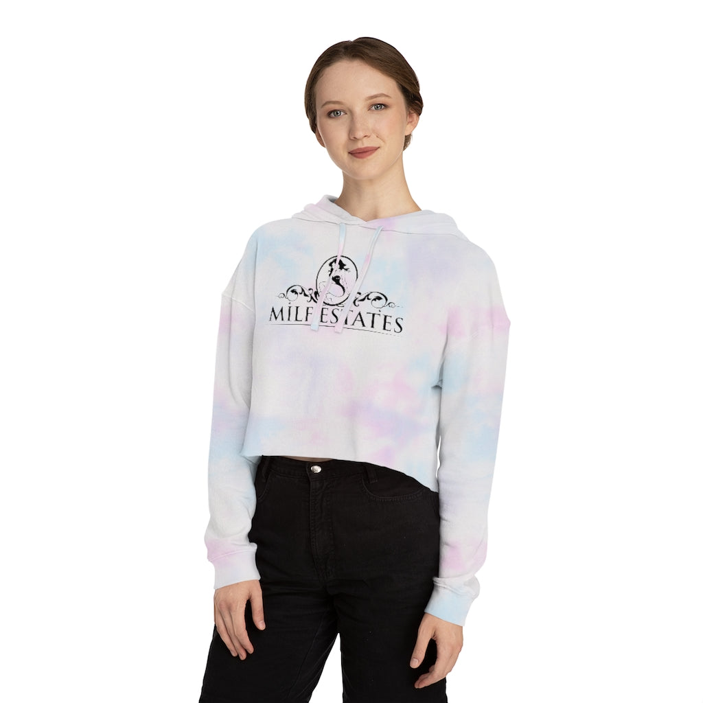 MILF ESTATES - Cropped Hooded Sweatshirt – MrsPoindexter