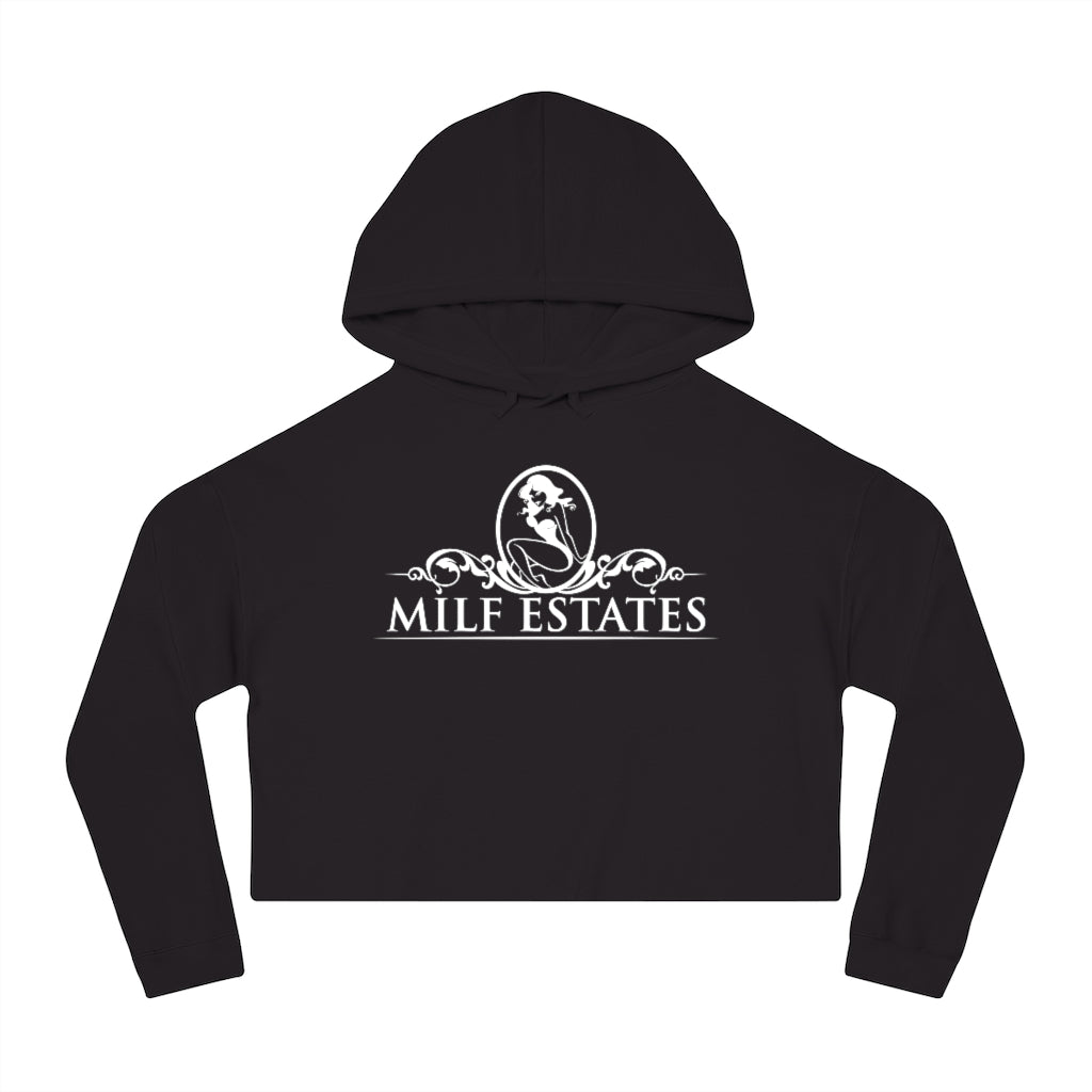 MILF ESTATES - Cropped Hooded Sweatshirt