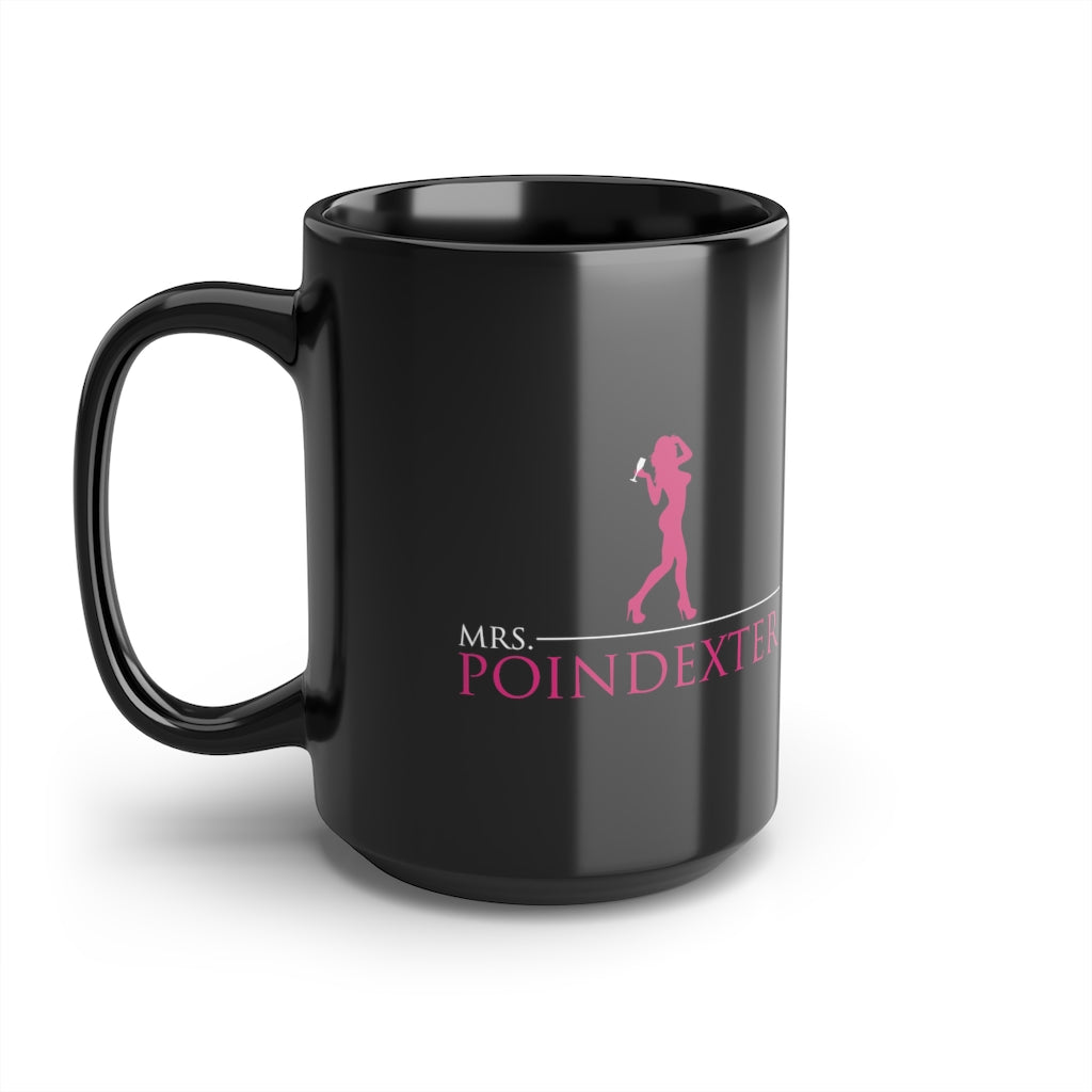 Mrs. Poindexter Coffee Mug in Black