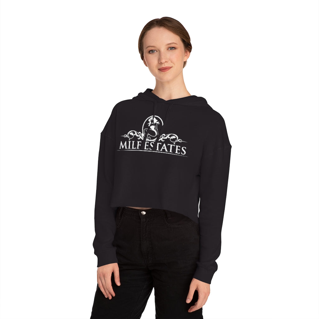 MILF ESTATES - Cropped Hooded Sweatshirt